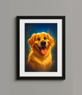 Custom Digital Disney Style Pet Portrait Print